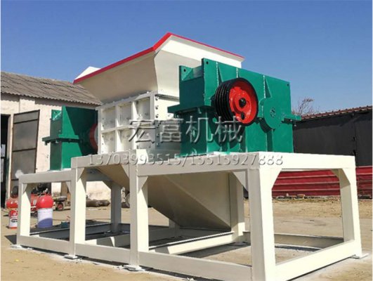 鐵桶雙軸撕碎機設備價格？時產15噸真實案例